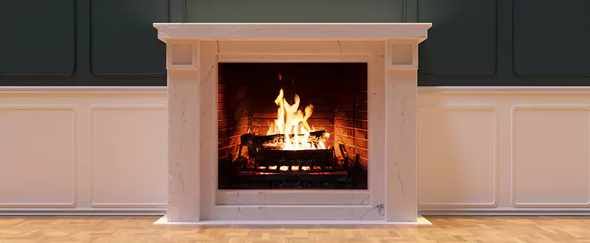 Open Flame Wood-Burning Fireplace Installation Services in Arlington Heights, Texas