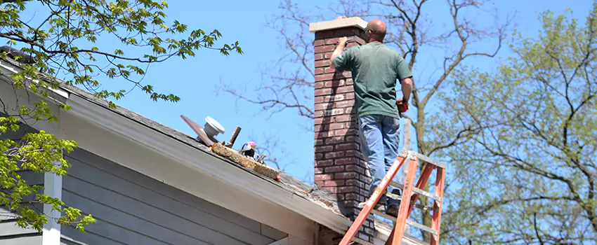 Vinyl and PVC Chimney Flashing Installation in Arlington Heights, TX