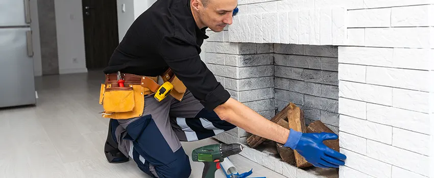 Fireplace Damaged Damper Frame Repair Services in Arlington Heights, Texas
