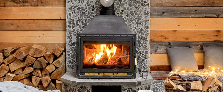 Outdoor Morso Fireplace Broken Screen Replacement in Arlington Heights, TX