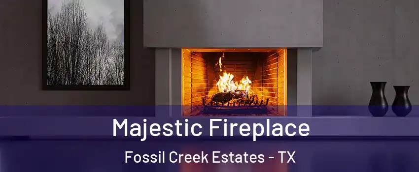 Majestic Fireplace Fossil Creek Estates - TX
