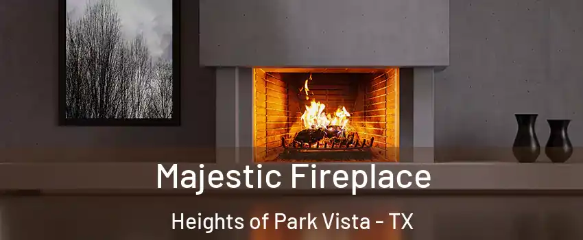 Majestic Fireplace Heights of Park Vista - TX
