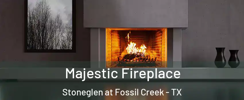 Majestic Fireplace Stoneglen at Fossil Creek - TX