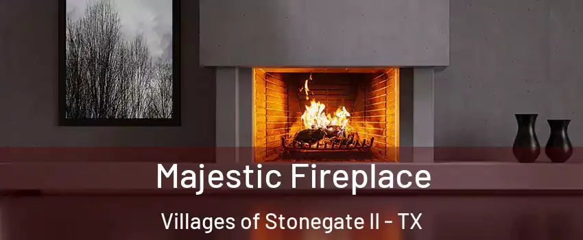 Majestic Fireplace Villages of Stonegate II - TX