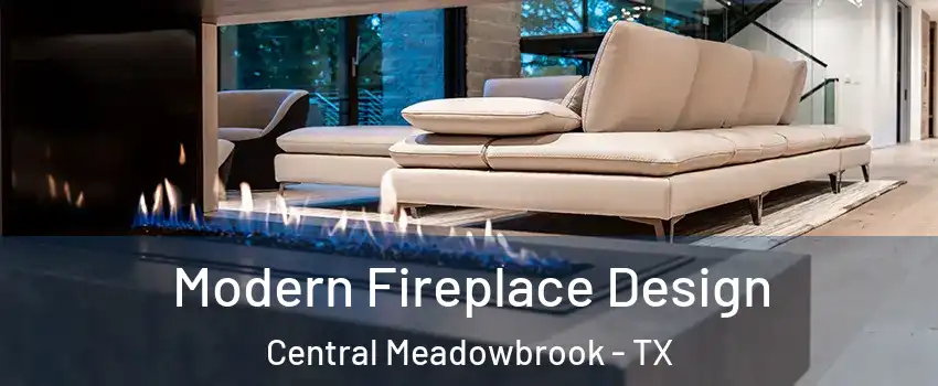 Modern Fireplace Design Central Meadowbrook - TX