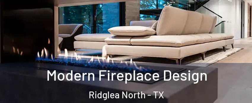 Modern Fireplace Design Ridglea North - TX
