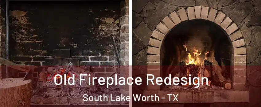 Old Fireplace Redesign South Lake Worth - TX