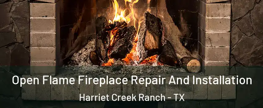 Open Flame Fireplace Repair And Installation Harriet Creek Ranch - TX