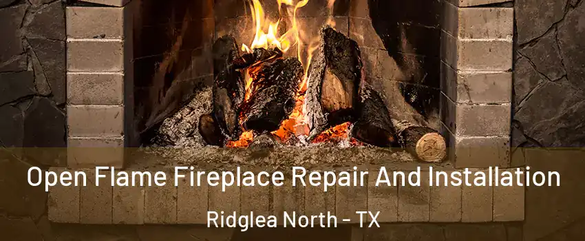 Open Flame Fireplace Repair And Installation Ridglea North - TX
