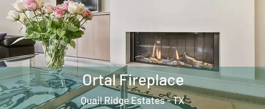 Ortal Fireplace Quail Ridge Estates - TX