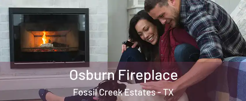 Osburn Fireplace Fossil Creek Estates - TX