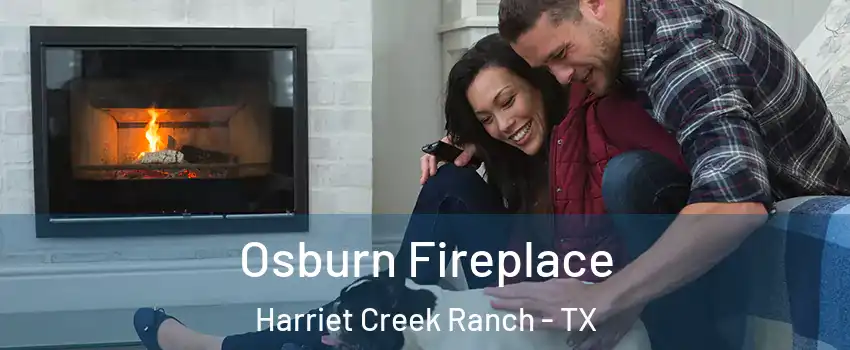 Osburn Fireplace Harriet Creek Ranch - TX
