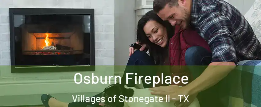 Osburn Fireplace Villages of Stonegate II - TX