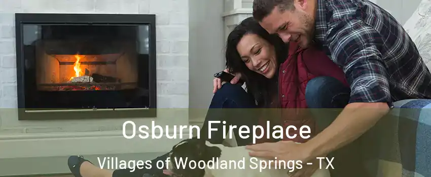 Osburn Fireplace Villages of Woodland Springs - TX