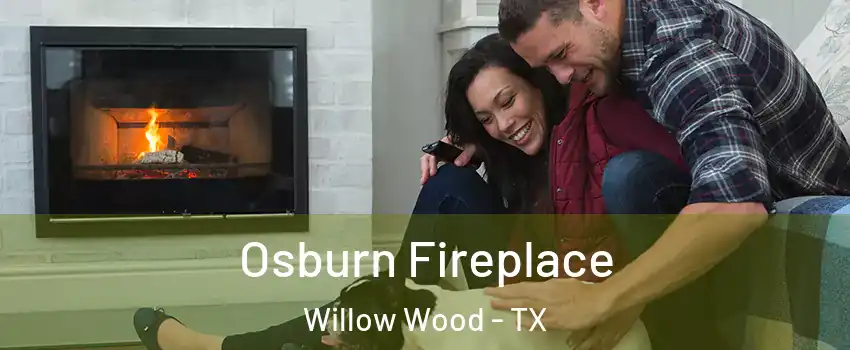 Osburn Fireplace Willow Wood - TX