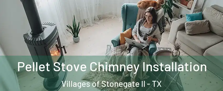 Pellet Stove Chimney Installation Villages of Stonegate II - TX