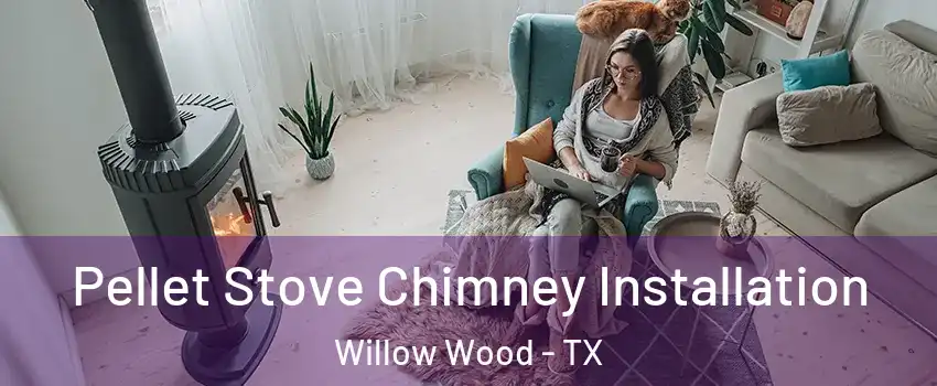Pellet Stove Chimney Installation Willow Wood - TX