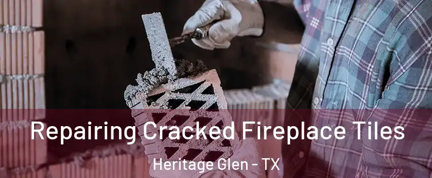 Repairing Cracked Fireplace Tiles Heritage Glen - TX