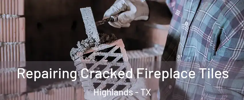 Repairing Cracked Fireplace Tiles Highlands - TX